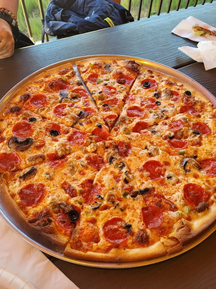 Thin Supreme Pizza